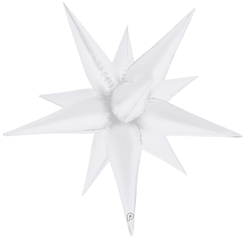 40” White Satin Starburst - Prima