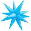 1 Ballon Starburst Electric Bleu 26
