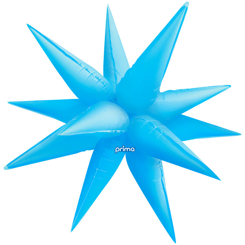 1 Ballon Starburst Electric Bleu 40