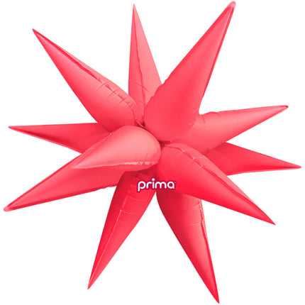 1 Ballon Starburst Electric Coral 26