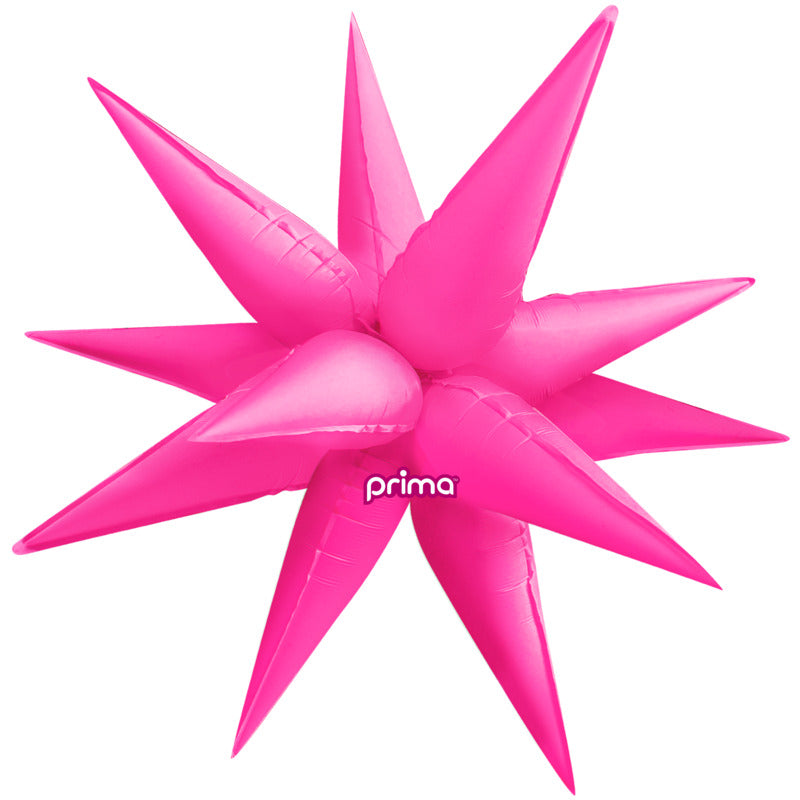 1 Ballon Starburst Electric Pink 26