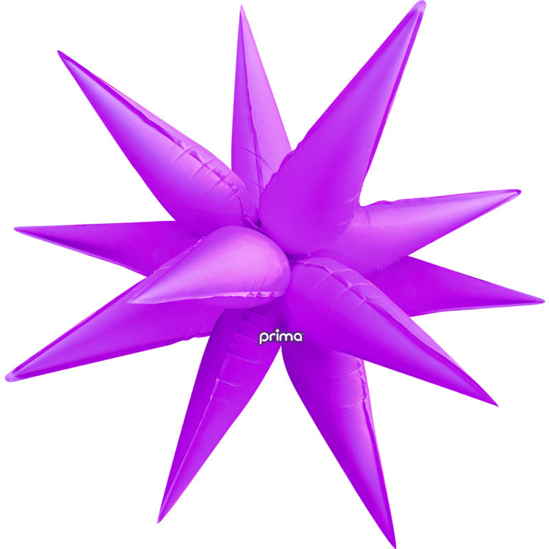 1 Ballon Starburst Electric Violet 40