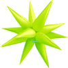 1 Ballon Starburst Electric Jaune 40
