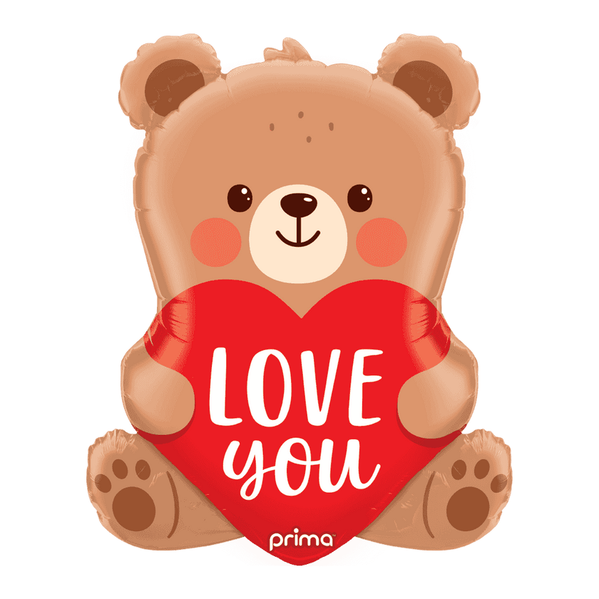 27” Love You Bear Shape - Prima