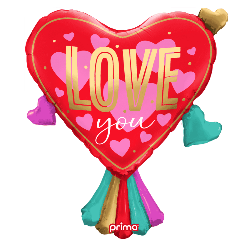 27” Coeur Love You Ruffle Collar - Prima