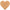 1 Ballon Aluminium Heart Caramel 18