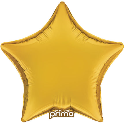 1 Ballon Aluminium Star Gold 18