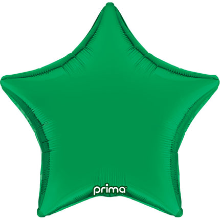 1 Ballon Aluminium Star Green 18