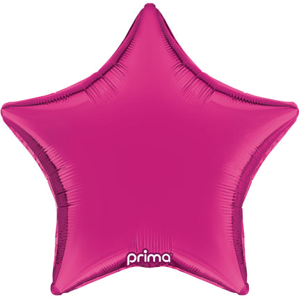 1 Ballon Aluminium Star Hot Pink 18