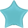 1 Ballon Aluminium Star Light Blue 18