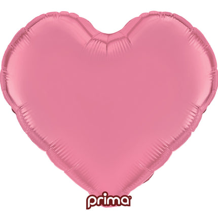 1 Poche De 6 Ballons Aluminium Heart Light Pink 9