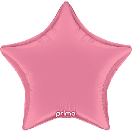 1 Ballon Aluminium Star Light Pink 18