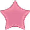1 Ballon Aluminium Star Light Pink 18