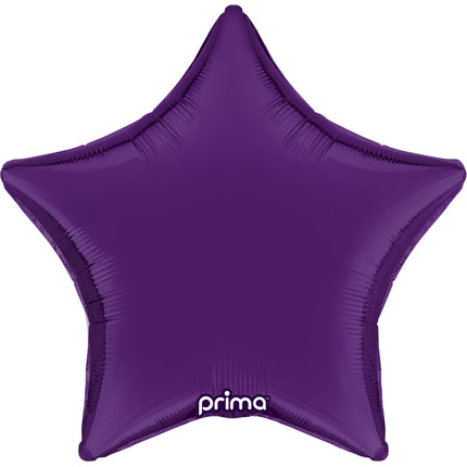 1 Ballon Aluminium Star Purple 18
