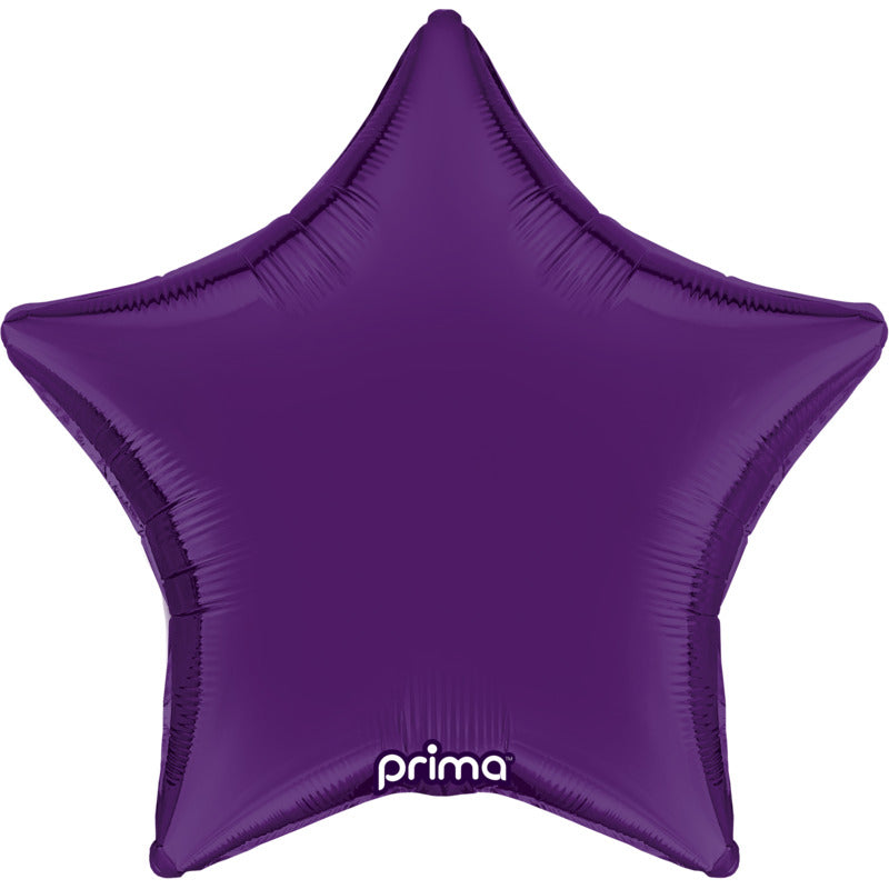 1 Ballon Aluminium Star Purple 18