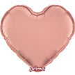 1 Ballon Aluminium Heart Rose Gold 32