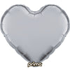 1 Ballon Aluminium Heart Silver 32