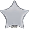 1 Ballon Aluminium Star Silver 18