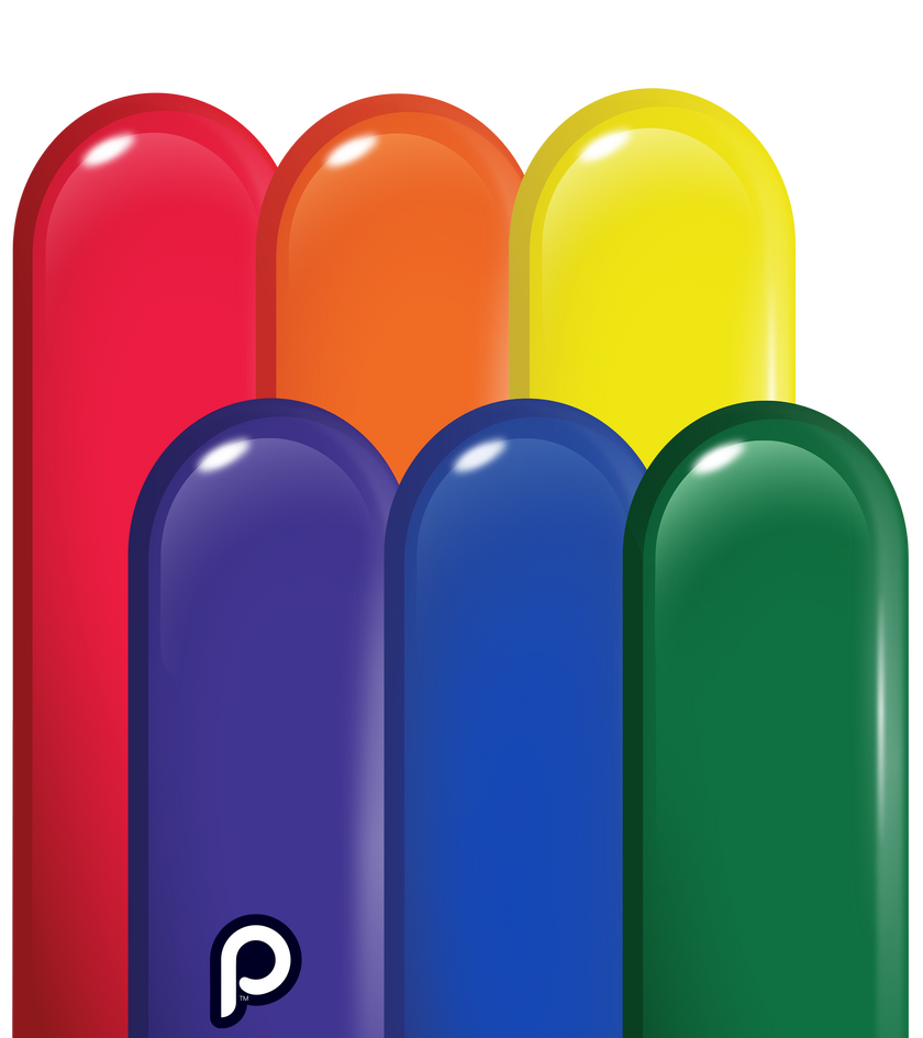 50 Ballons 260 à Modeler Arc de Ciel Assortiment -Prima