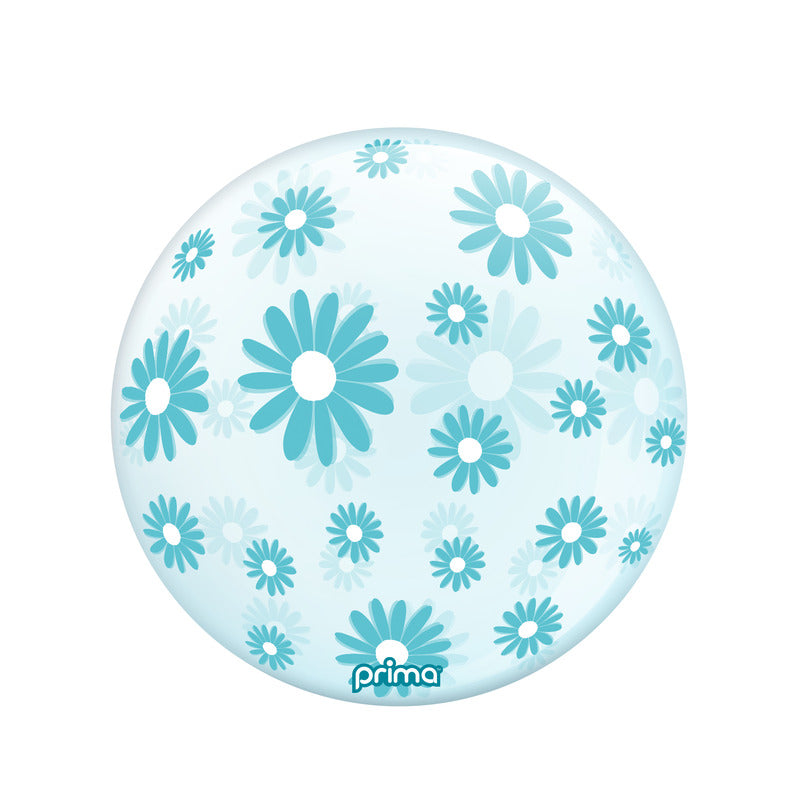 1 Ballon Sphere™ Blue Daisies 20