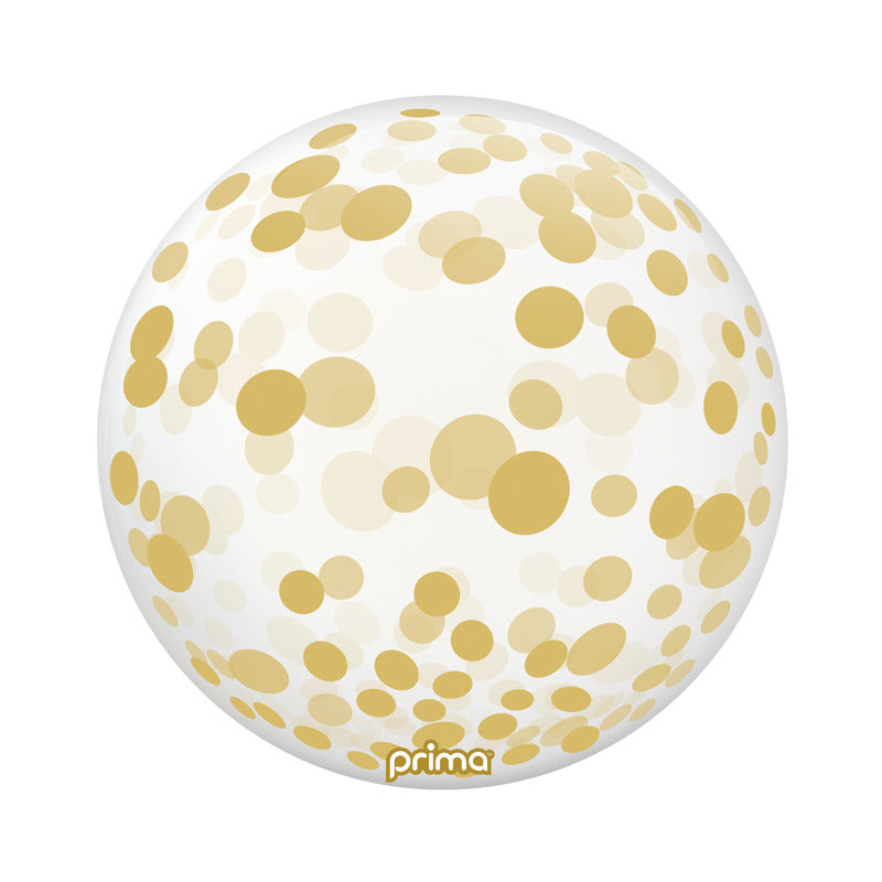 1 Ballon Sphere™ Gold Confetti 20