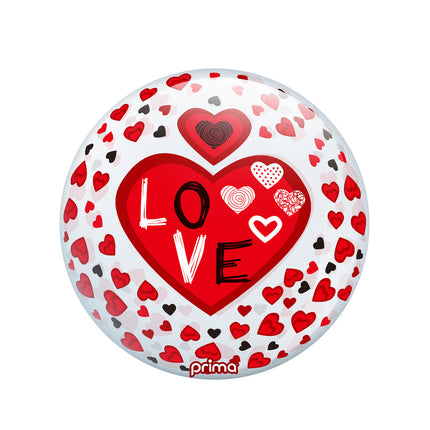 1 Ballon Sphere™ Love Hearts 20