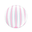 1 Ballon Sphere™ Pink & White Stripe 20