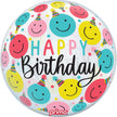1 Ballon Sphere™ Happy Birthday Smiley Party Hats 20