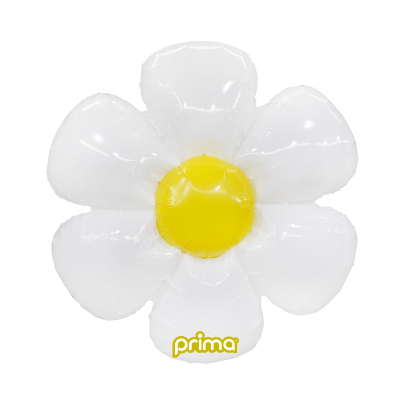 1 Ballon Deco™ White Daisy 34