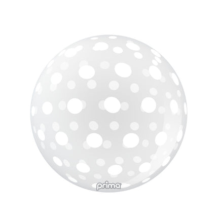 1 Ballon Sphere™ White Dots 20