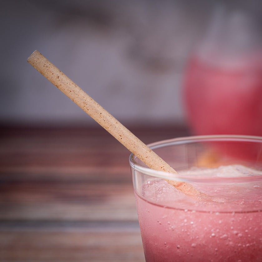 Paille Cocktail Brune en Agave de 19,69cm