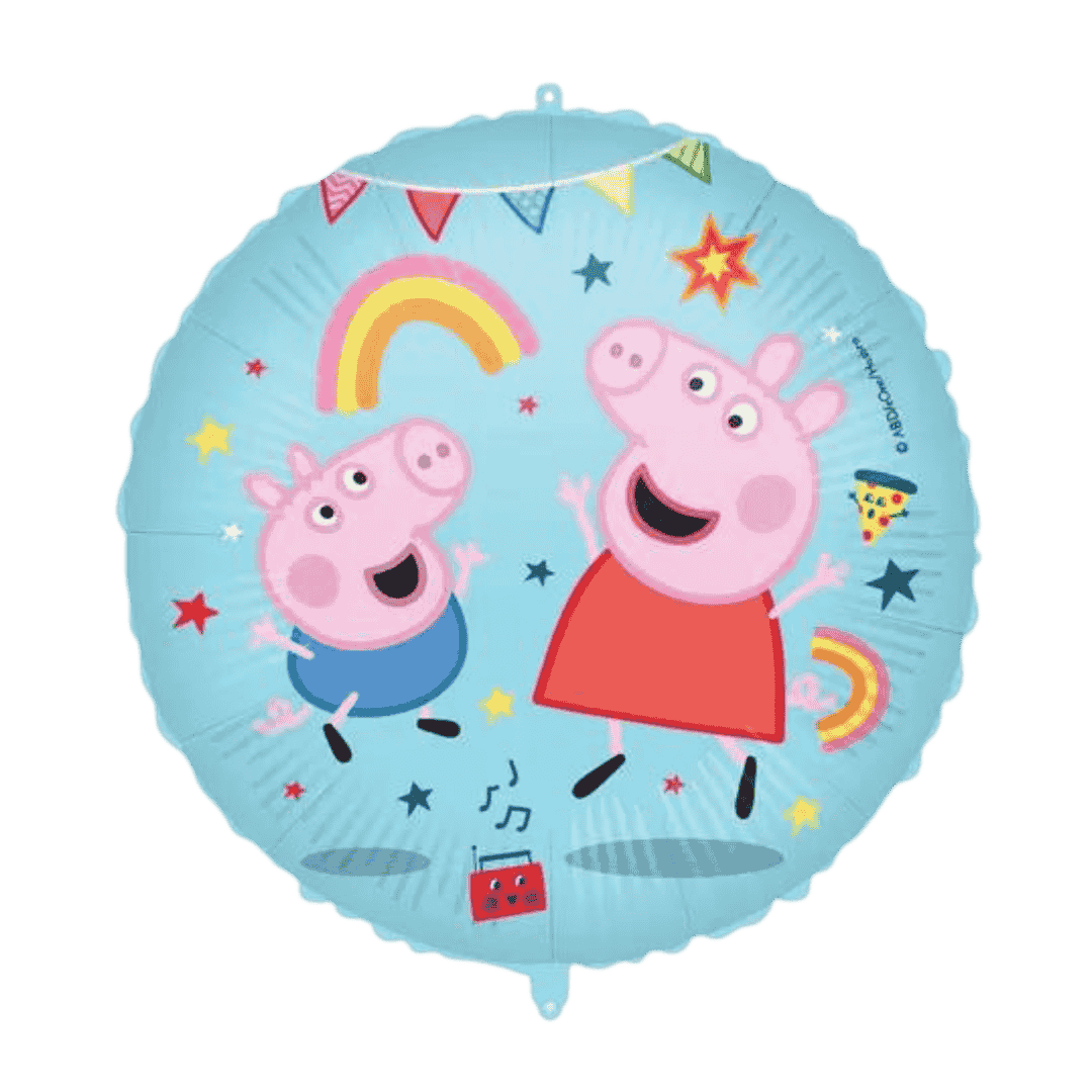 alu rond PEPPA PIG MESSY 46cm - Licence