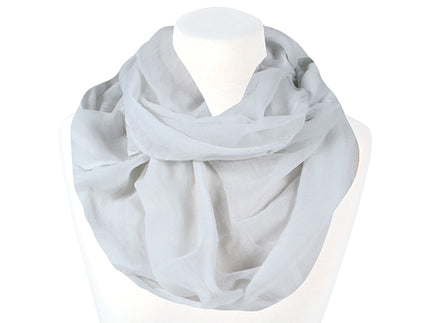 foulard tube uni blanc