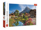 puzzle géant motif alpes en été 2000pcs adulte 96x68cm