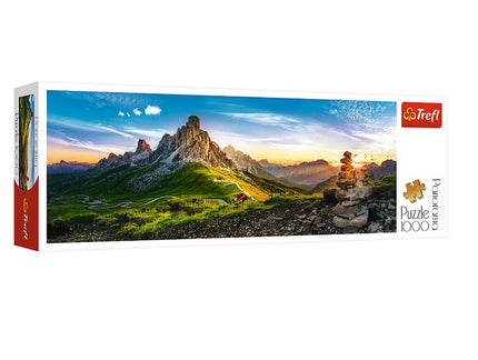 puzzle motif col du giau dolomites 1000pcs adulte 97x34cm