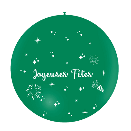 Géant Joyeuses Fêtes Vert Foret P39 SENS AIR