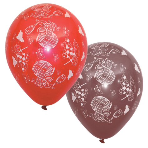 50 Ballons Latex HG95 Vin & Nouveau - PMS