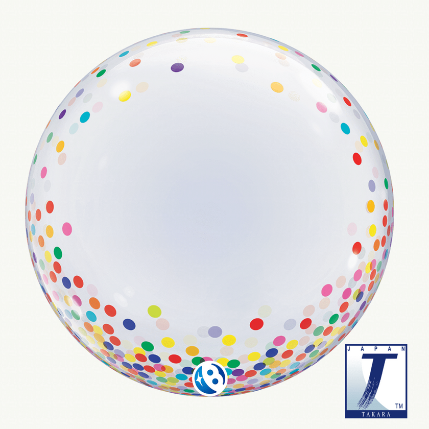 Bubble Deco Confettis Colorés 61cm - Takarakosan