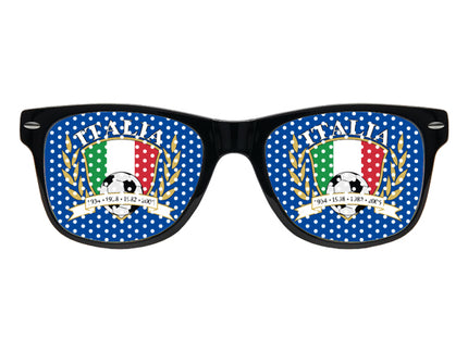 lunettes grille italie (bleu)