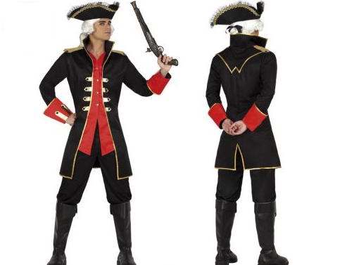 déguisement de capitaine pirate homme taille m/l