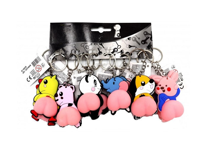 porte-clefs animal humour sexy mix 6cm