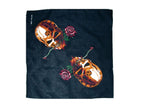 bandana tête de mort & rose rouge