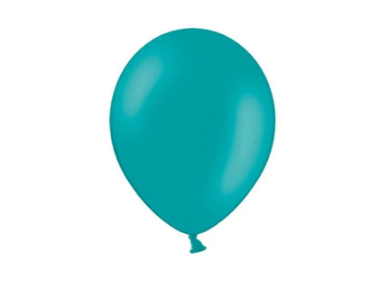 ballon latex opaque turquoise 29x40cm