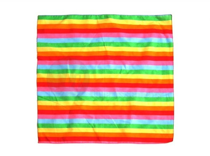 bandana rayé multicolore