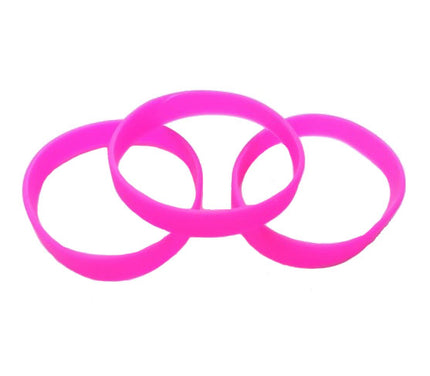 bracelet en silicone rose