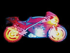 badge/magnet led moto japonaise