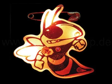 badge/magnet led abeille