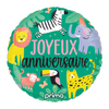 Ballon Aluminium Joyeux Anniversaire Jungle 18