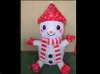 bonhomme de neige gonflable lumineux 220v 1.2m