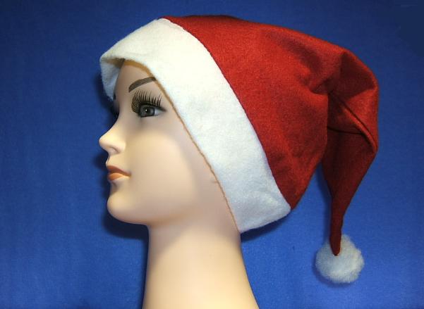 bonnet de noël avec pompon pour enfant / femme